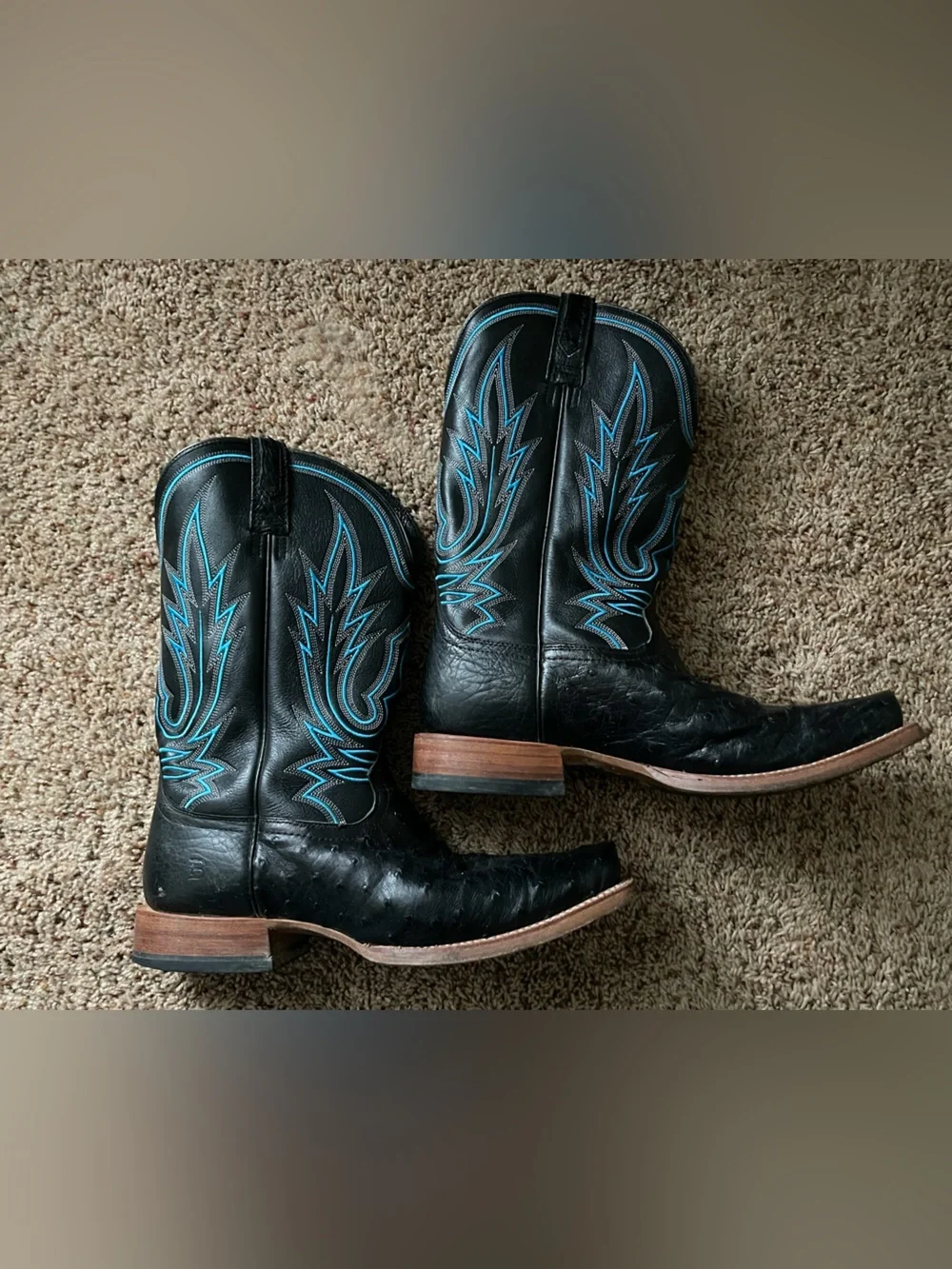 Ariat Relentless Trevor Brazile Full Quill Ostrich Cowboy boot